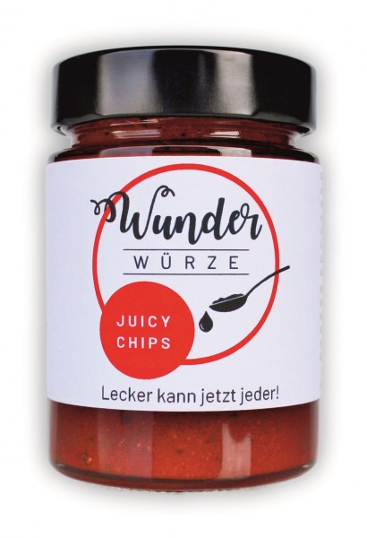 Wunderwürze, Juicy Chips, 165g Glas