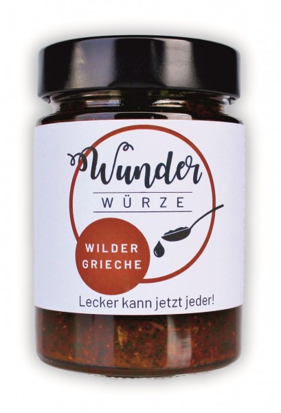 Wunderwürze, Wilder Grieche, 165g Glas