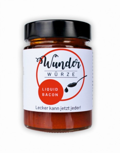 Wunderwürze, Liquid Bacon, 165g Glas